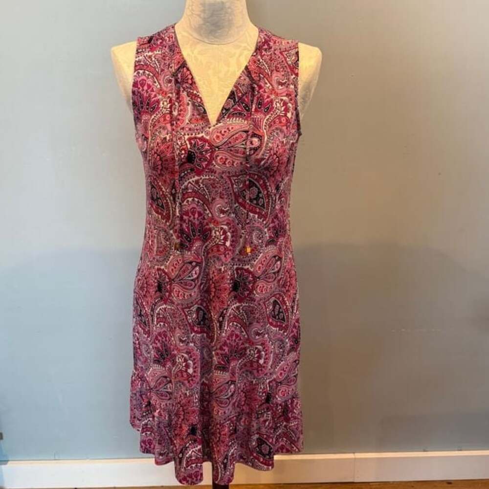 MICHAEL Michael Kors Pink Paisley Sleeveless Sundress